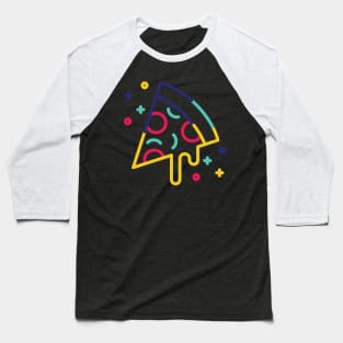 multicolored abstract pizza art Baseball T-Shirt